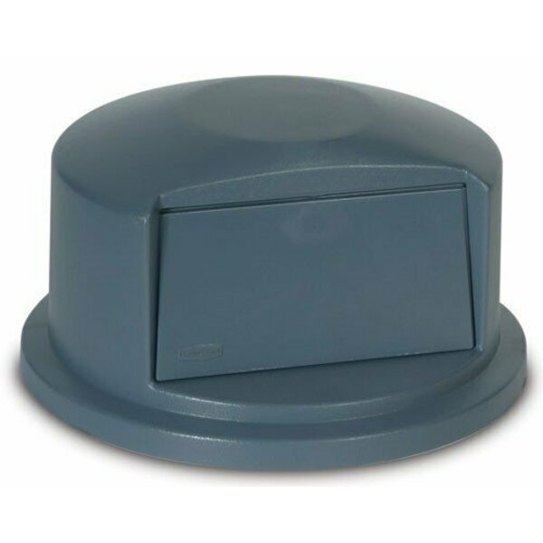 Box King Top, Dome, Fits 32 Gal Brute 263788GRAY